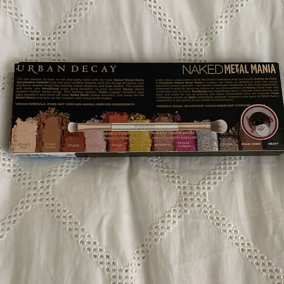 NIB NAKED URBAN DECAY NAKED METAL MANIA eye shadow palette new - Picture 2 of 3